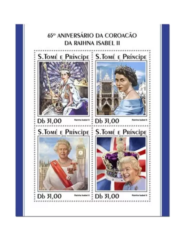 n° 6193/6196 - Timbre SAINT-THOMAS ET PRINCE Poste