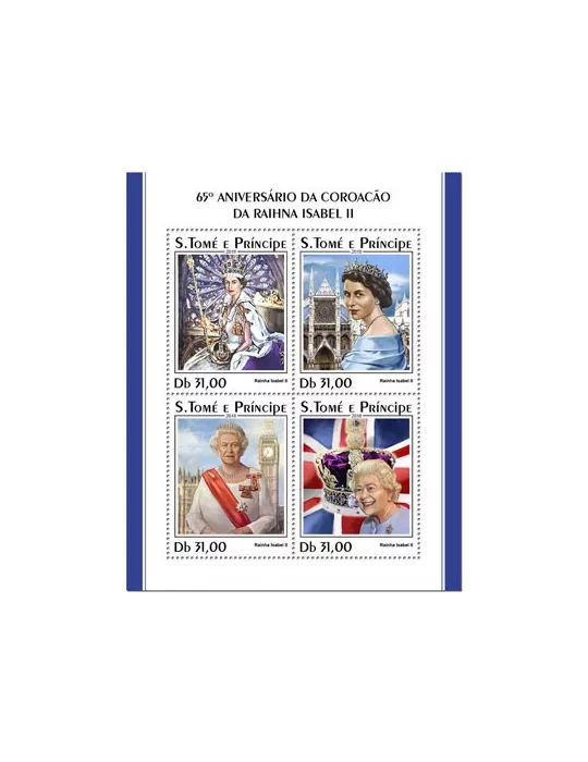 n° 6193/6196 - Timbre SAINT-THOMAS ET PRINCE Poste