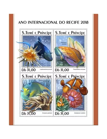 n° 6229/6232 - Timbre SAINT-THOMAS ET PRINCE Poste