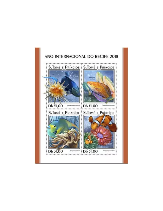 n° 6229/6232 - Timbre SAINT-THOMAS ET PRINCE Poste