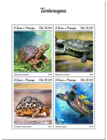 n° 6249/6252 - Timbre SAINT-THOMAS ET PRINCE Poste