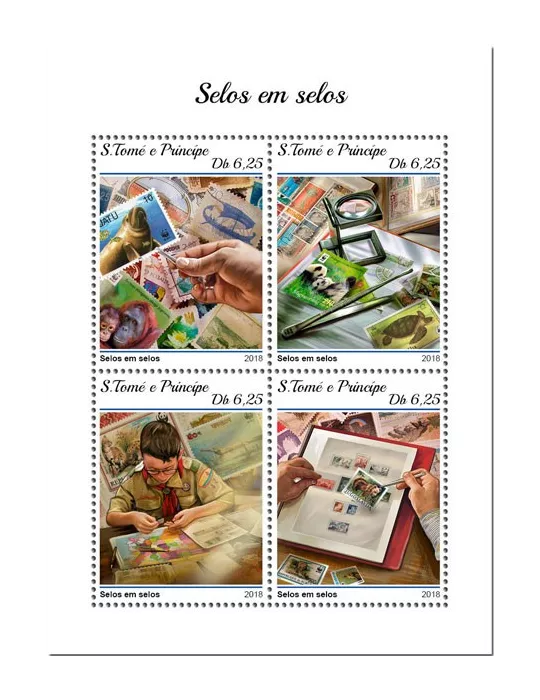 n° 6297/6300 - Timbre SAINT-THOMAS ET PRINCE Poste