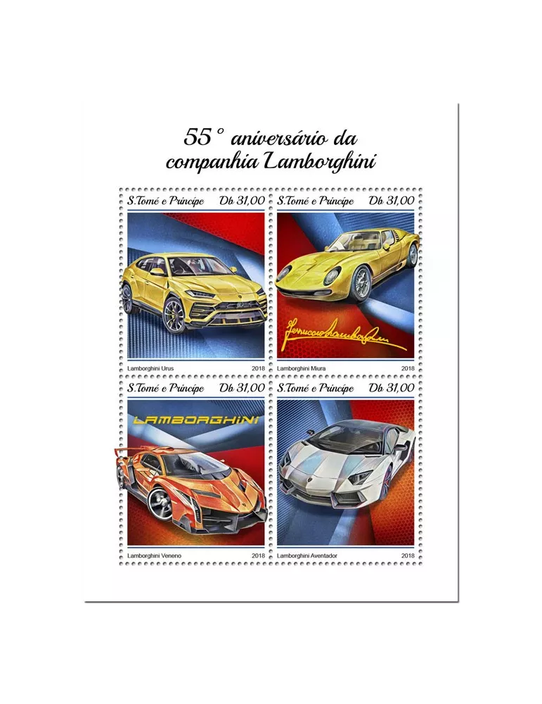 n° 6365/6368 - Timbre SAINT-THOMAS ET PRINCE Poste