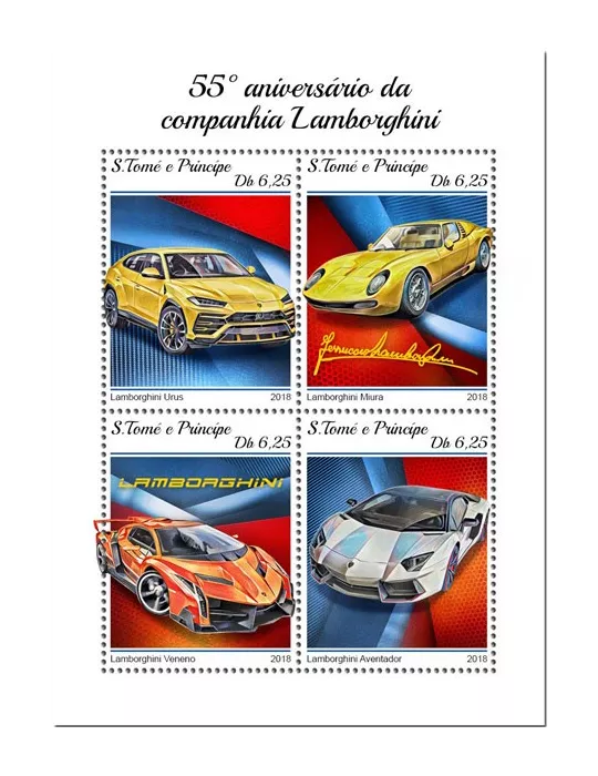 n° 6369/6372 - Timbre SAINT-THOMAS ET PRINCE Poste