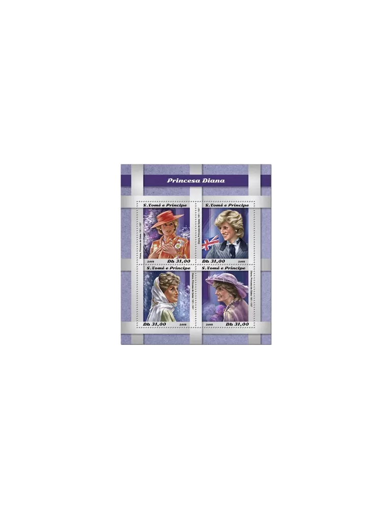n° 6430/6433 - Timbre SAINT-THOMAS ET PRINCE Poste