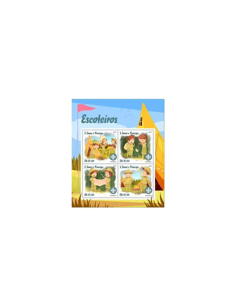 n° 6494/6497 - Timbre SAINT-THOMAS ET PRINCE Poste