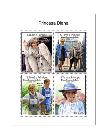 n° 6580/6583 - Timbre SAINT-THOMAS ET PRINCE Poste