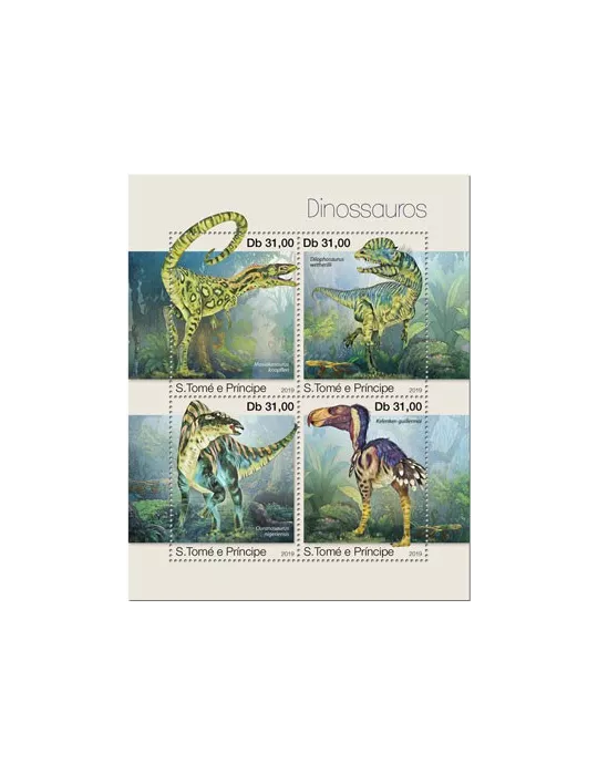 n° 6643/6646 - Timbre SAINT-THOMAS ET PRINCE Poste