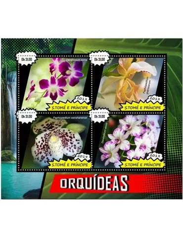 n° 6651/6654 - Timbre SAINT-THOMAS ET PRINCE Poste