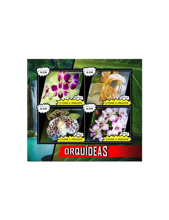 n° 6651/6654 - Timbre SAINT-THOMAS ET PRINCE Poste