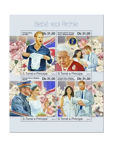 n° 6691/6694 - Timbre SAINT-THOMAS ET PRINCE Poste