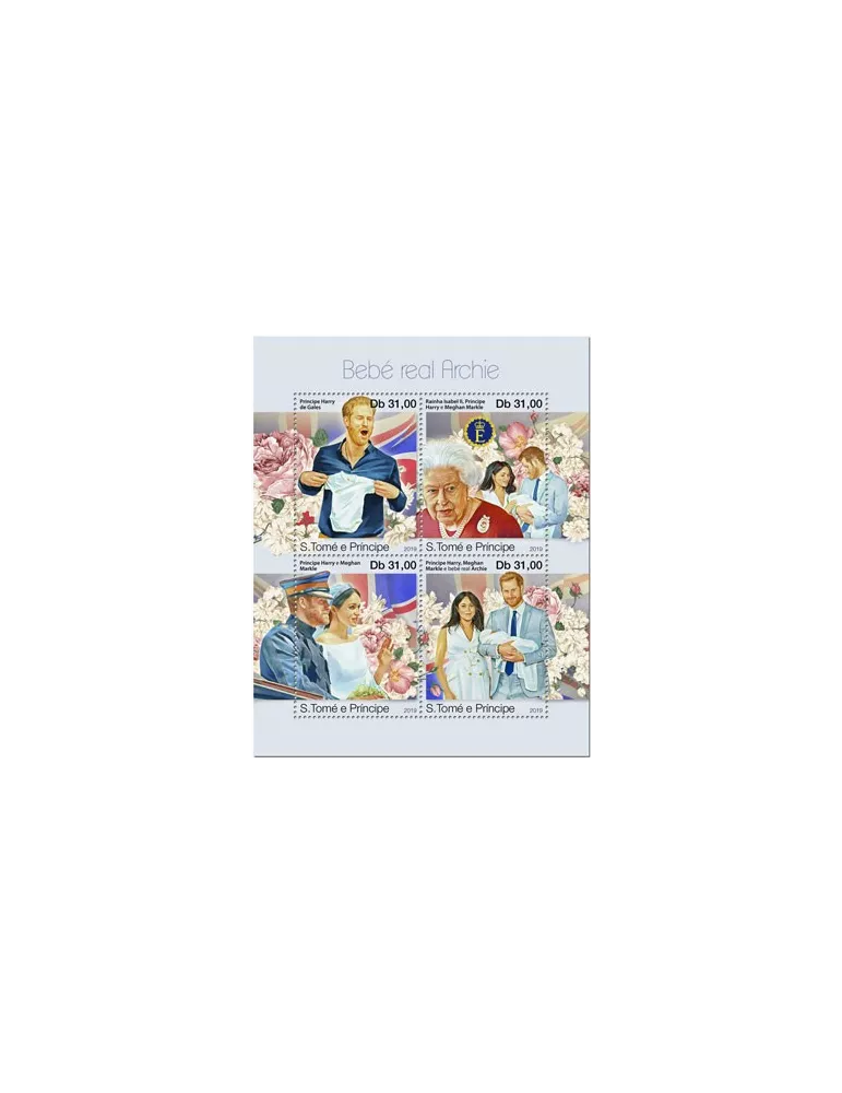 n° 6691/6694 - Timbre SAINT-THOMAS ET PRINCE Poste