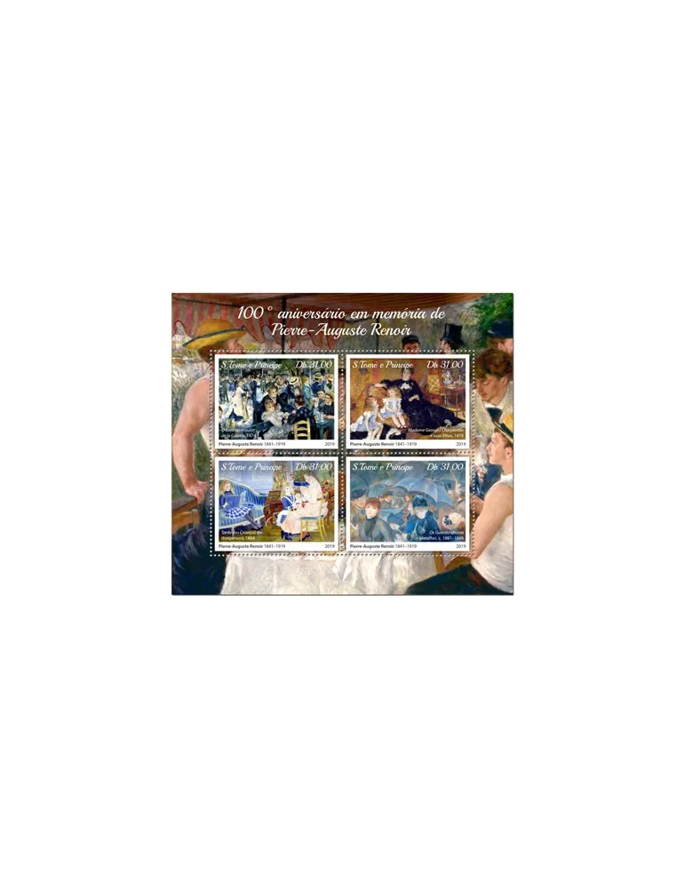 n° 6699/6702 - Timbre SAINT-THOMAS ET PRINCE Poste