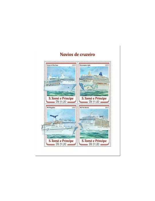 n° 6703/6706 - Timbre SAINT-THOMAS ET PRINCE Poste