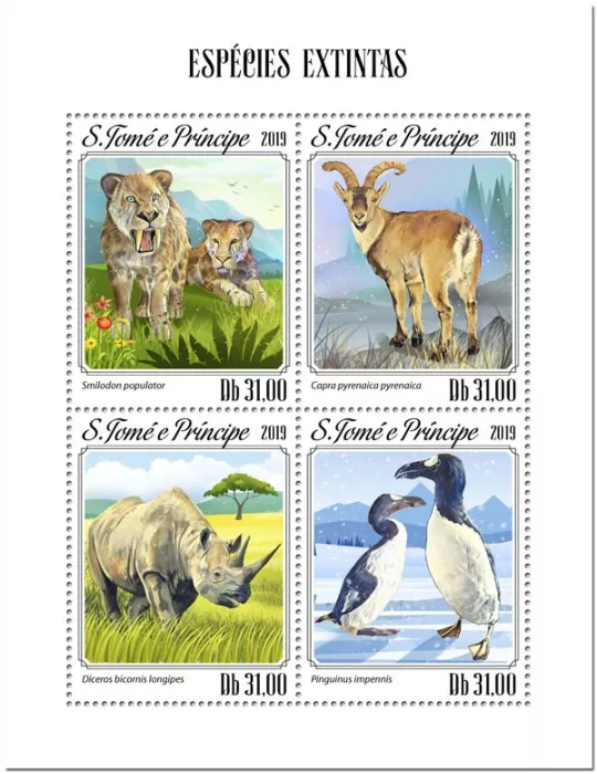 n° 6799/6802 - Timbre SAINT-THOMAS ET PRINCE Poste