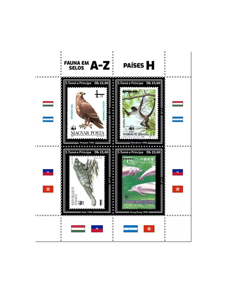 n° 6839/6842 - Timbre SAINT-THOMAS ET PRINCE Poste