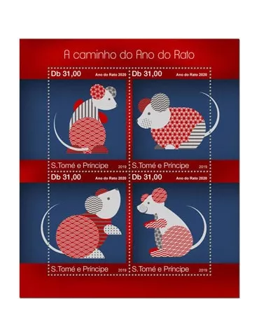 n° 6864/6867 - Timbre SAINT-THOMAS ET PRINCE Poste