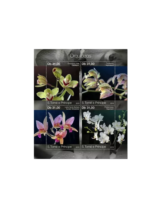 n° 6868/6871 - Timbre SAINT-THOMAS ET PRINCE Poste