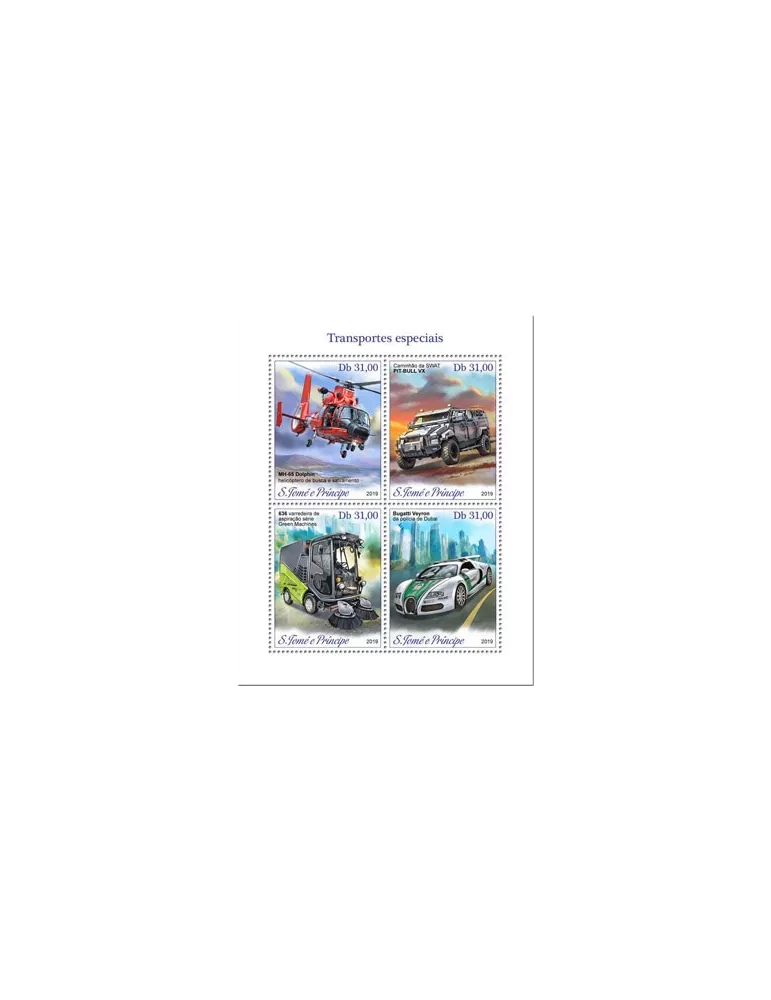 n° 6880/6883 - Timbre SAINT-THOMAS ET PRINCE Poste