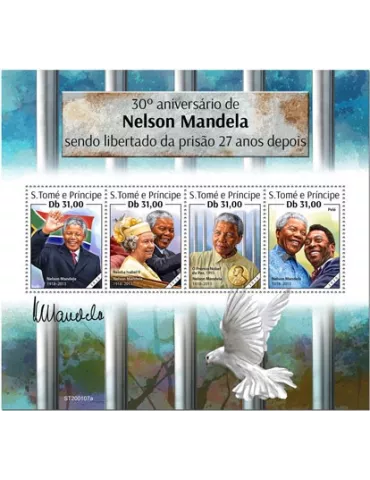 n° 7000/7003 - Timbre SAINT-THOMAS ET PRINCE Poste