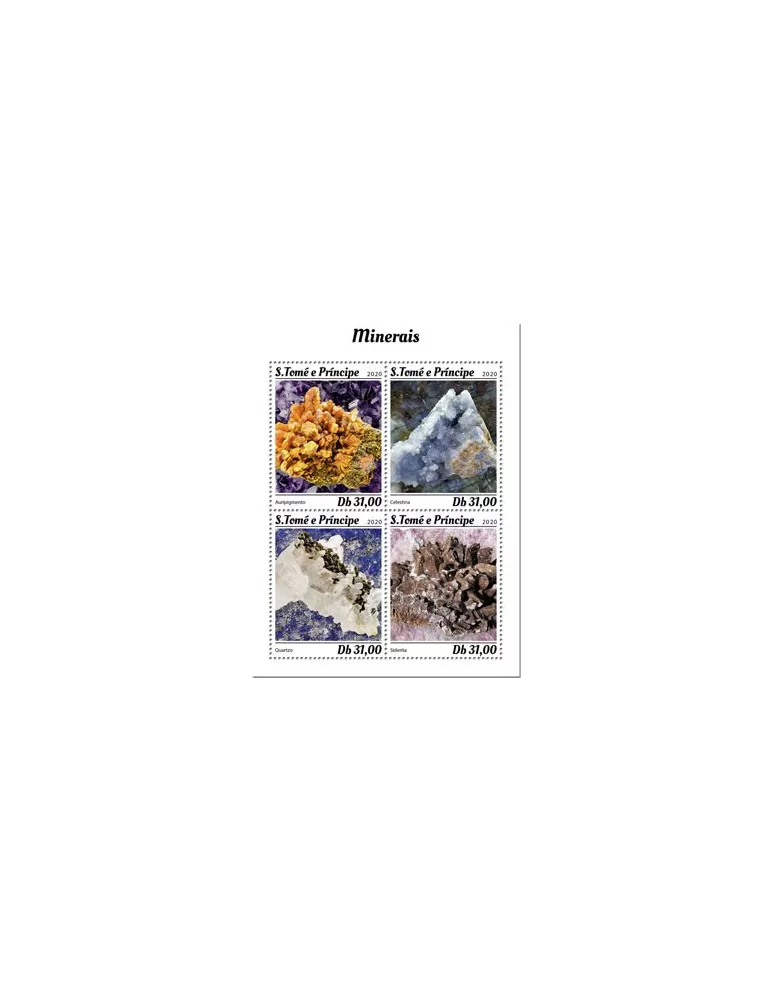 n° 7008/7011 - Timbre SAINT-THOMAS ET PRINCE Poste