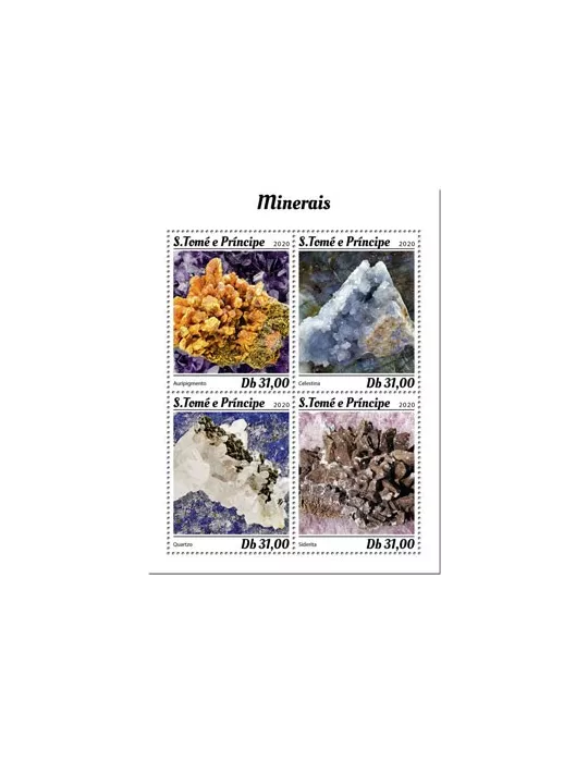 n° 7008/7011 - Timbre SAINT-THOMAS ET PRINCE Poste