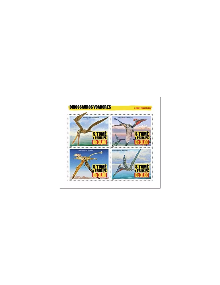 n° 7076/7079 - Timbre SAINT-THOMAS ET PRINCE Poste