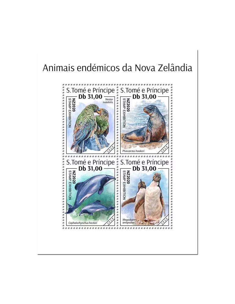 n° 7084/7087 - Timbre SAINT-THOMAS ET PRINCE Poste
