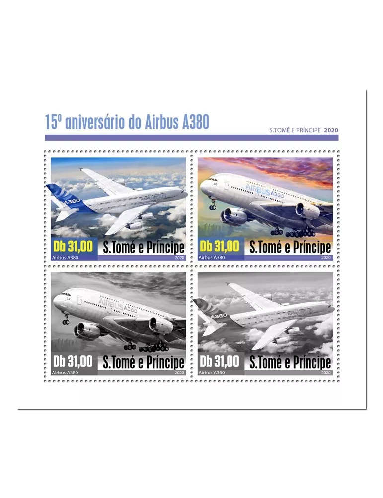 n° 7108/7111 - Timbre SAINT-THOMAS ET PRINCE Poste