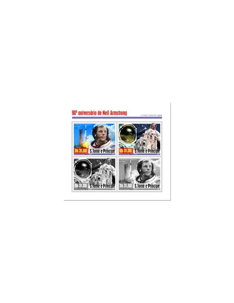 n° 7112/7115 - Timbre SAINT-THOMAS ET PRINCE Poste