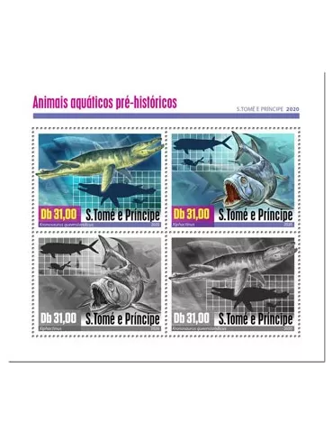 n° 7132/7135 - Timbre SAINT-THOMAS ET PRINCE Poste