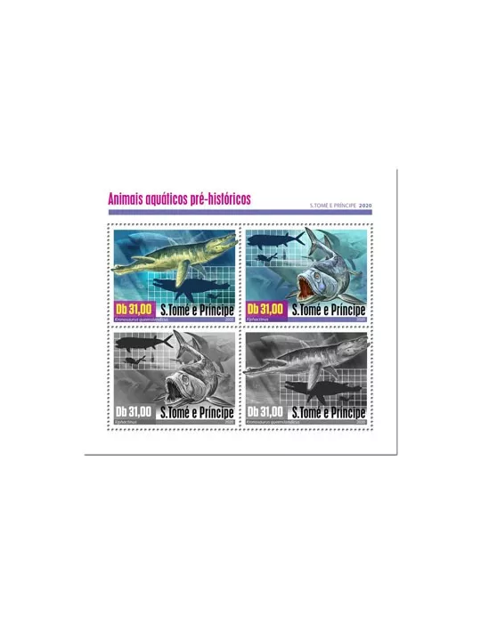 n° 7132/7135 - Timbre SAINT-THOMAS ET PRINCE Poste