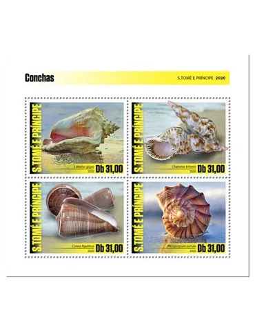 n° 7144/7147 - Timbre SAINT-THOMAS ET PRINCE Poste