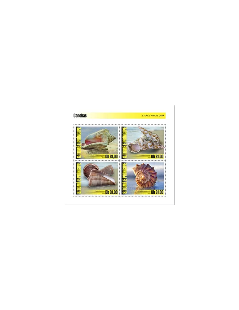 n° 7144/7147 - Timbre SAINT-THOMAS ET PRINCE Poste