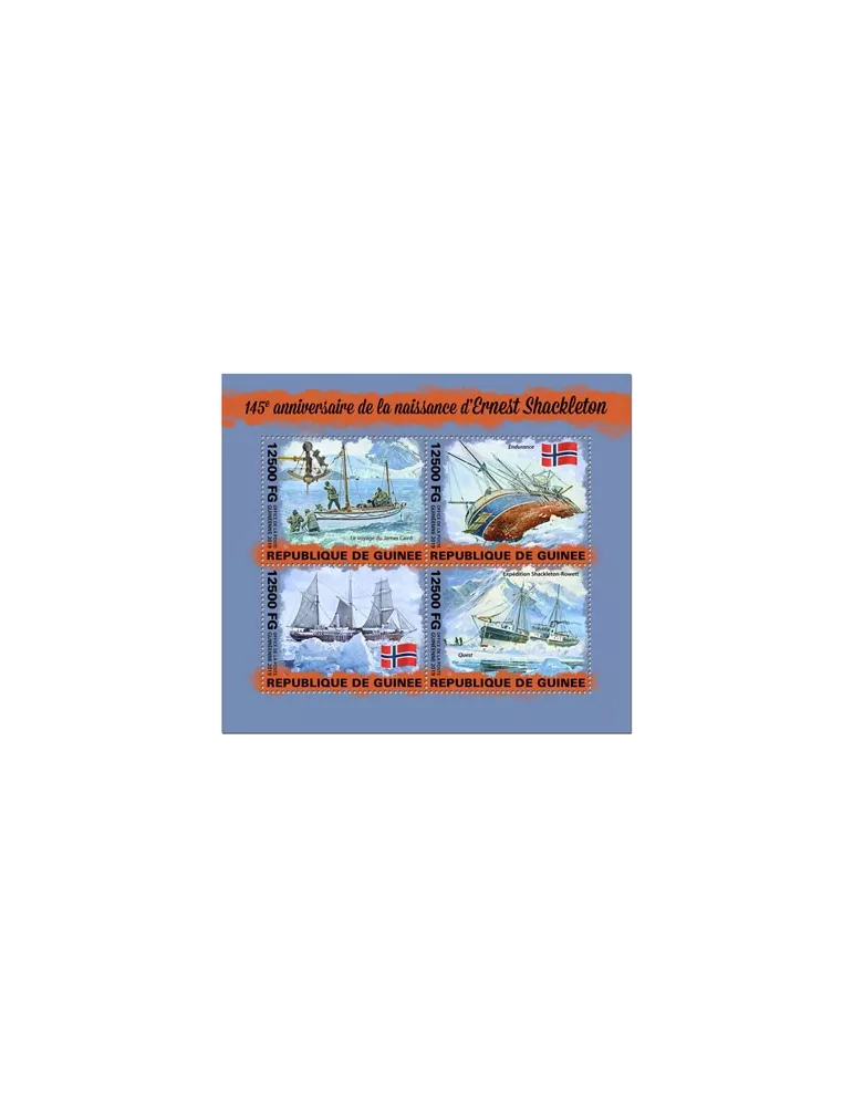 n° 10097/10100 - Timbre GUINEE Poste