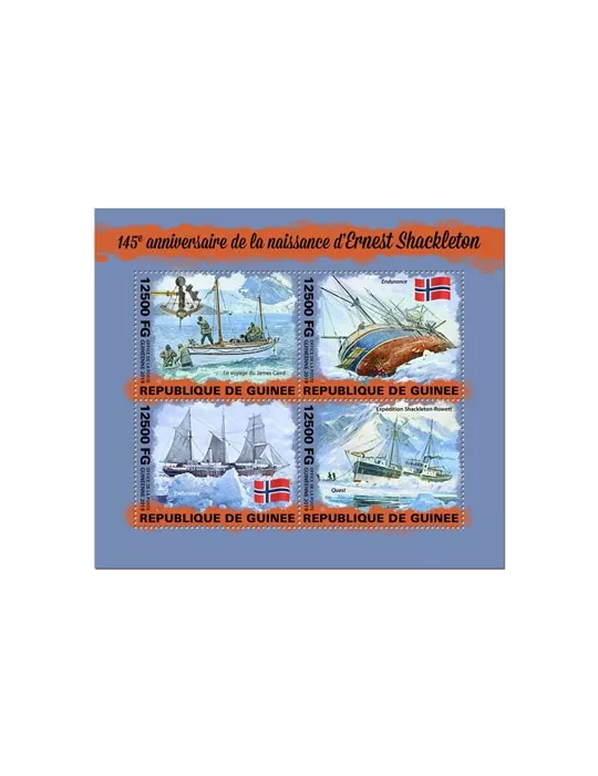 n° 10097/10100 - Timbre GUINEE Poste