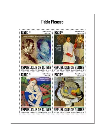 n° 10127/10130 - Timbre GUINEE Poste