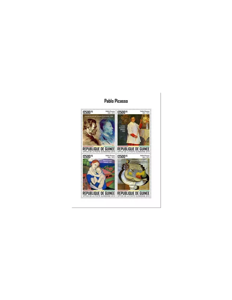 n° 10127/10130 - Timbre GUINEE Poste