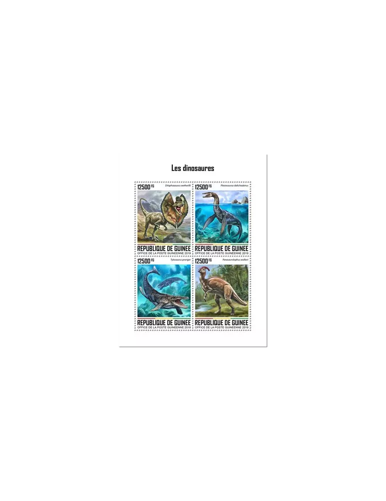 n° 10143/10146 - Timbre GUINEE Poste