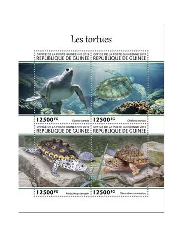 n° 10163/10166 - Timbre GUINEE Poste