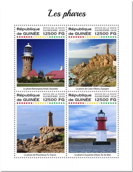 n° 10259/10262 - Timbre GUINEE Poste