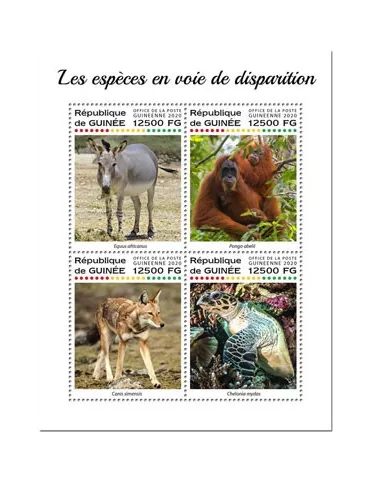 n° 10271/10274 - Timbre GUINEE Poste