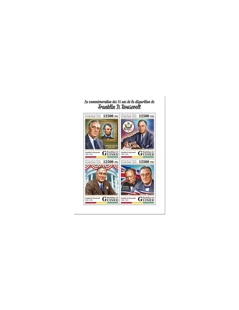 n° 10335/10338 - Timbre GUINEE Poste