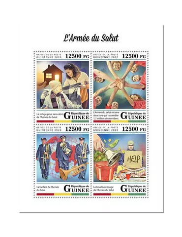 n° 10359/10362 - Timbre GUINEE Poste