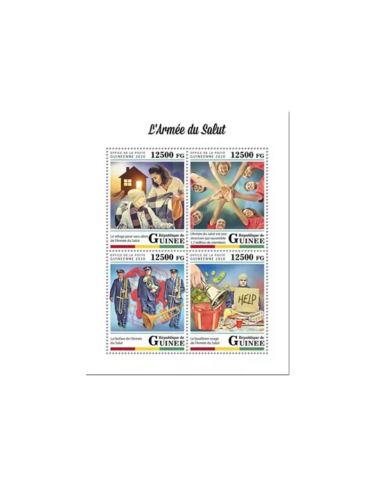 n° 10359/10362 - Timbre GUINEE Poste