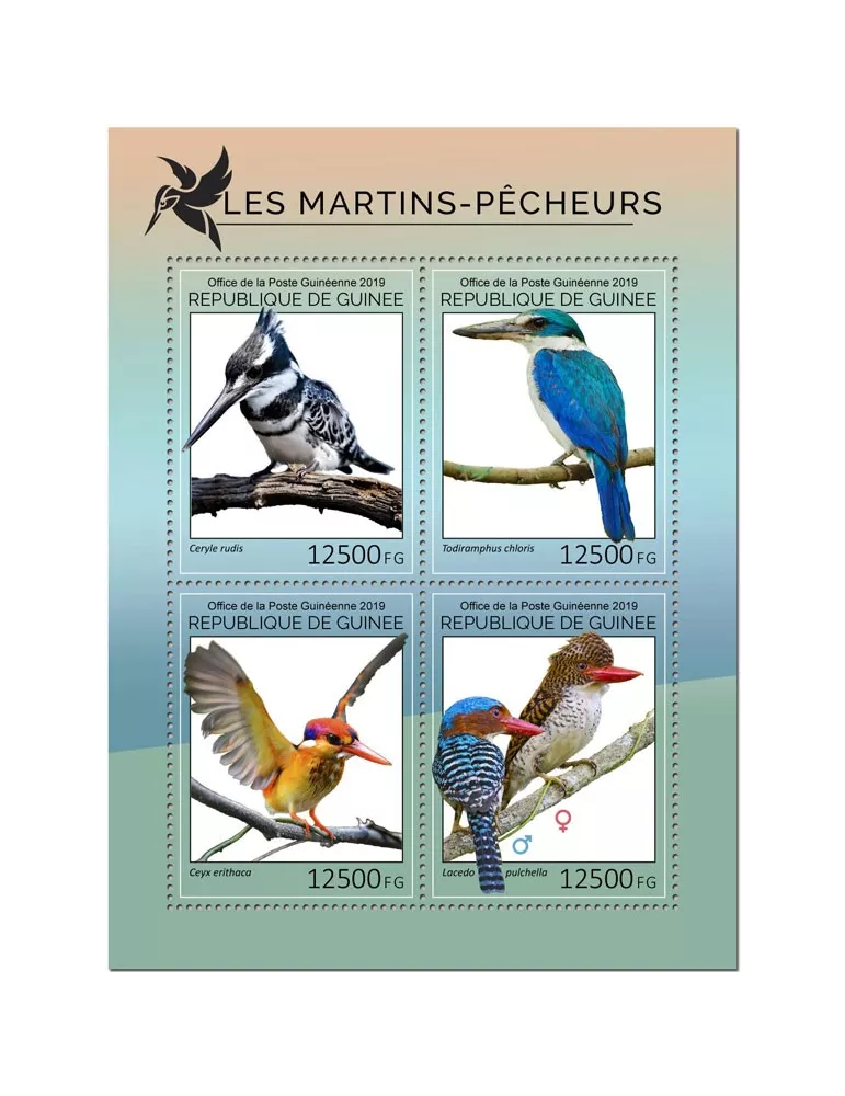 n° 9857/9860 - Timbre GUINEE Poste