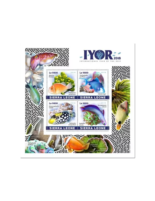 n° 7965/7968 - Timbre SIERRA LEONE Poste