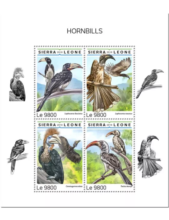 n° 8118/8121 - Timbre SIERRA LEONE Poste