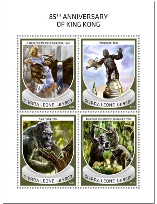 n° 8158/8161 - Timbre SIERRA LEONE Poste