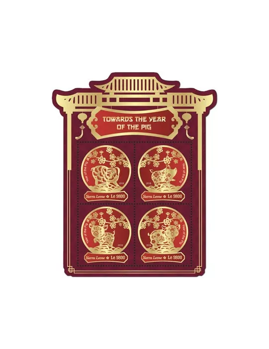 n° 8283/8286 - Timbre SIERRA LEONE Poste